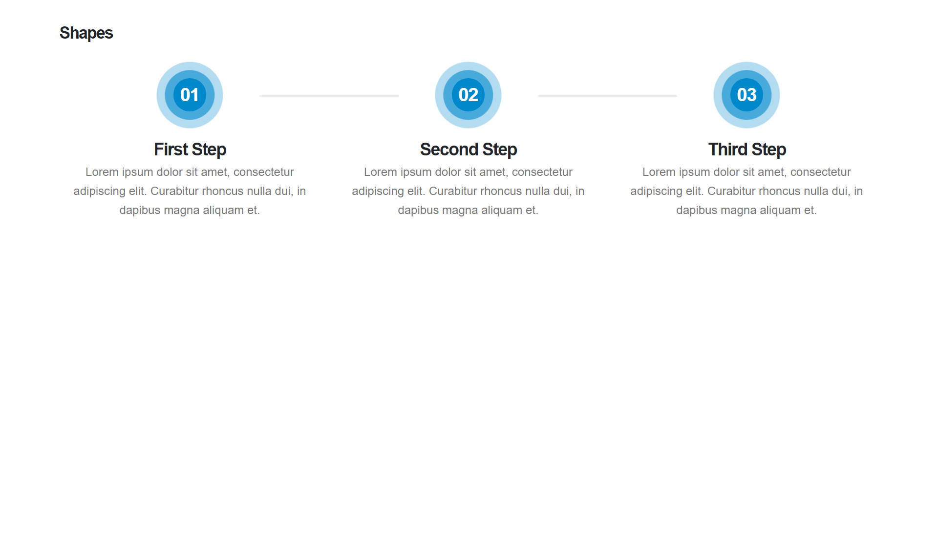 Shortcodes process - shapes แนะนำ เว็บไซต์สำเร็จรูป NineNIC